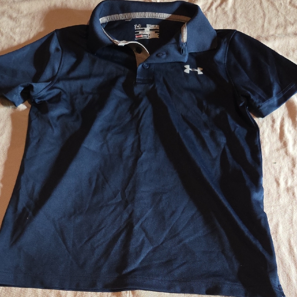 Under Armour Kids Dark Blue Polo